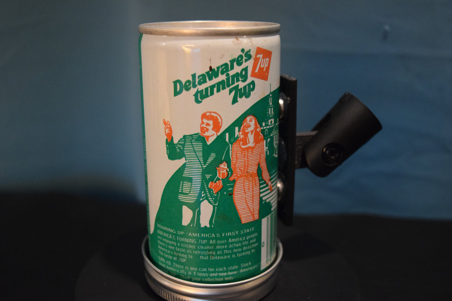 Lo Fi Soda Can Microphone - 50 States 1976 7Up Delaware