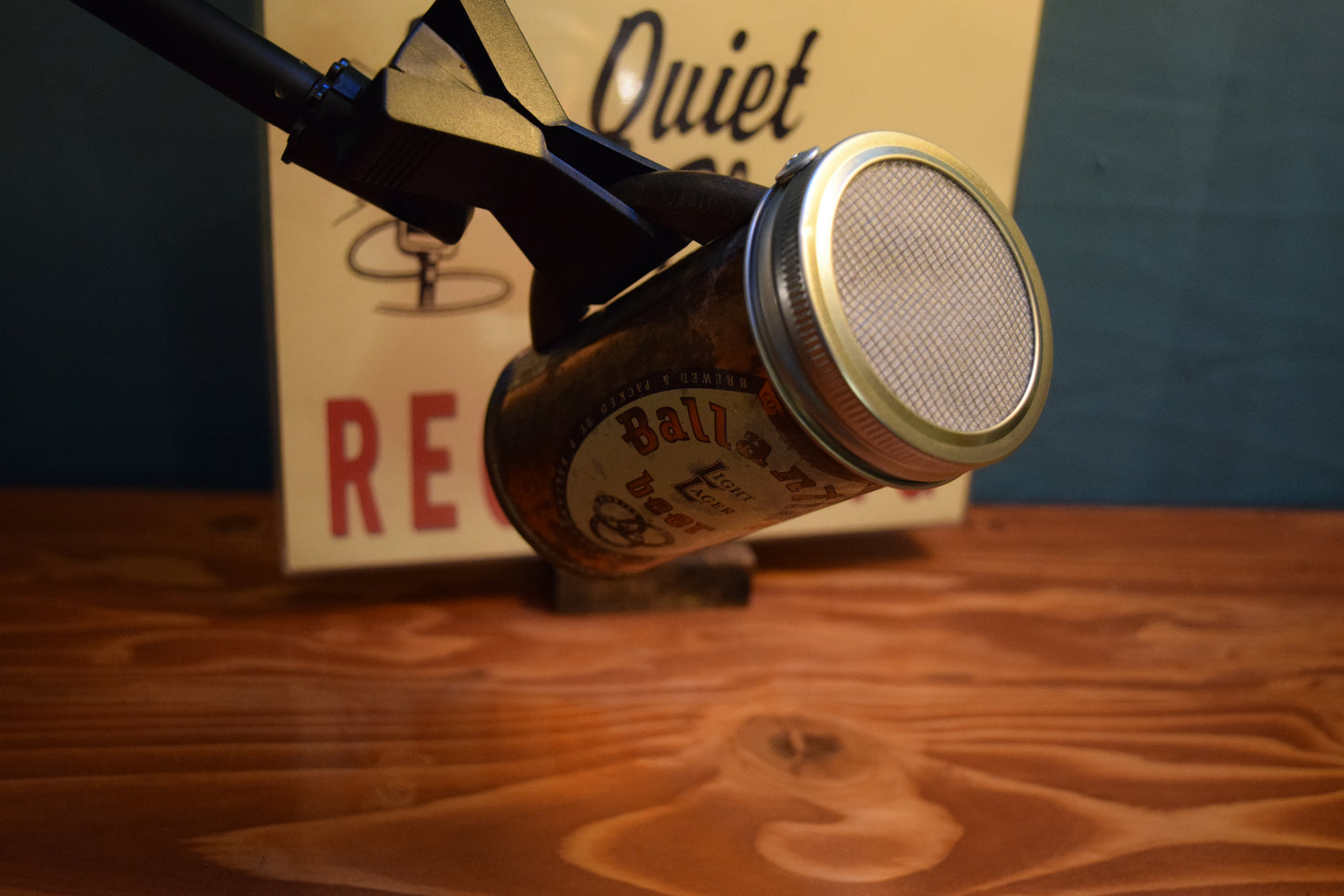 Lo Fi Beer Can Microphone - Ballantine Light Lager