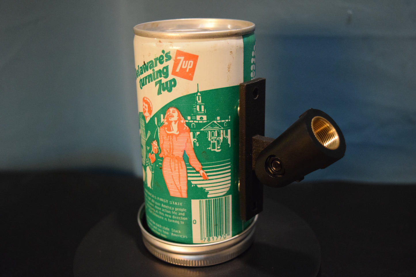 Lo Fi Soda Can Microphone - 50 States 1976 7Up Delaware