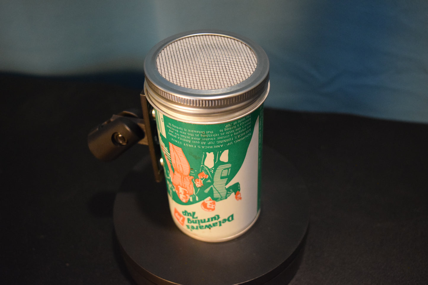 Lo Fi Soda Can Microphone - 50 States 1976 7Up Delaware