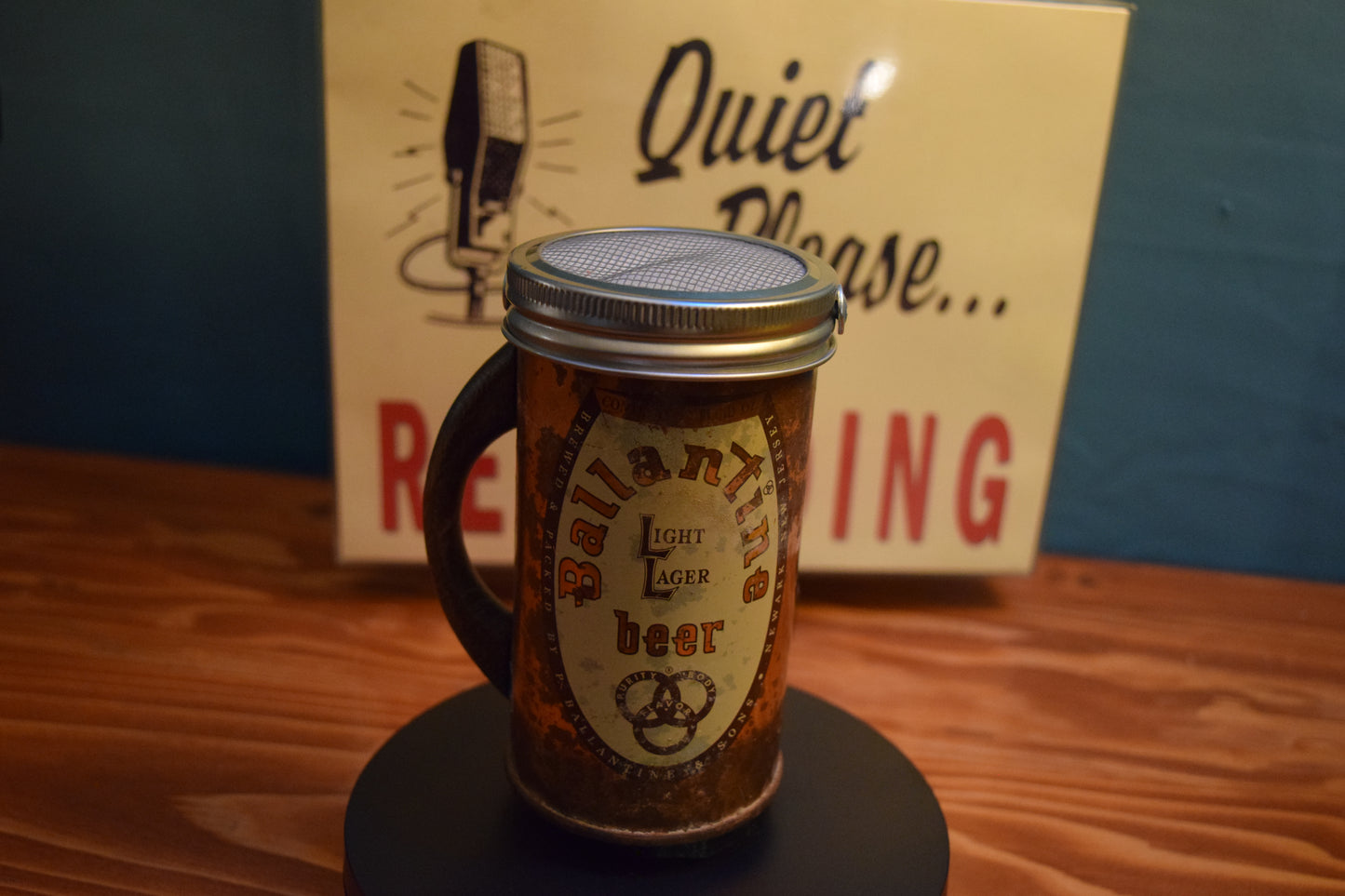 Lo Fi Beer Can Microphone - Ballantine Light Lager