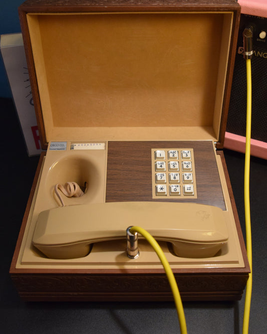 Telephone Microphone - 1980s Decotel Hideaway Phone