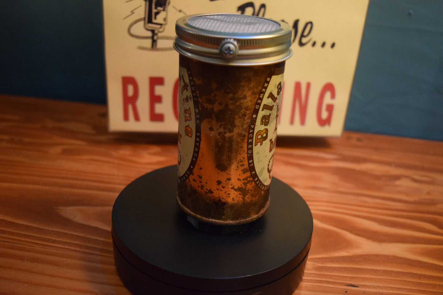 Lo Fi Beer Can Microphone - Ballantine Light Lager