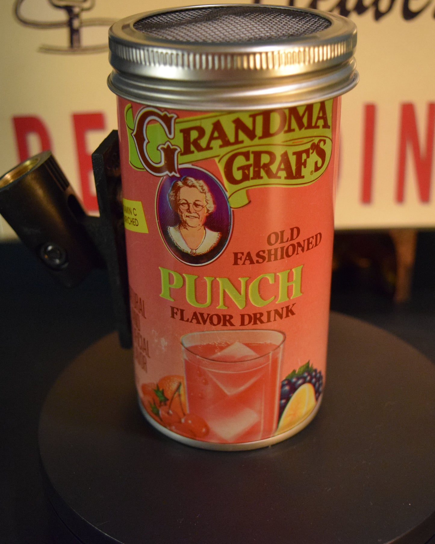 Lo Fi Soda Can Microphone - Grandma Graf's Fruit Punch