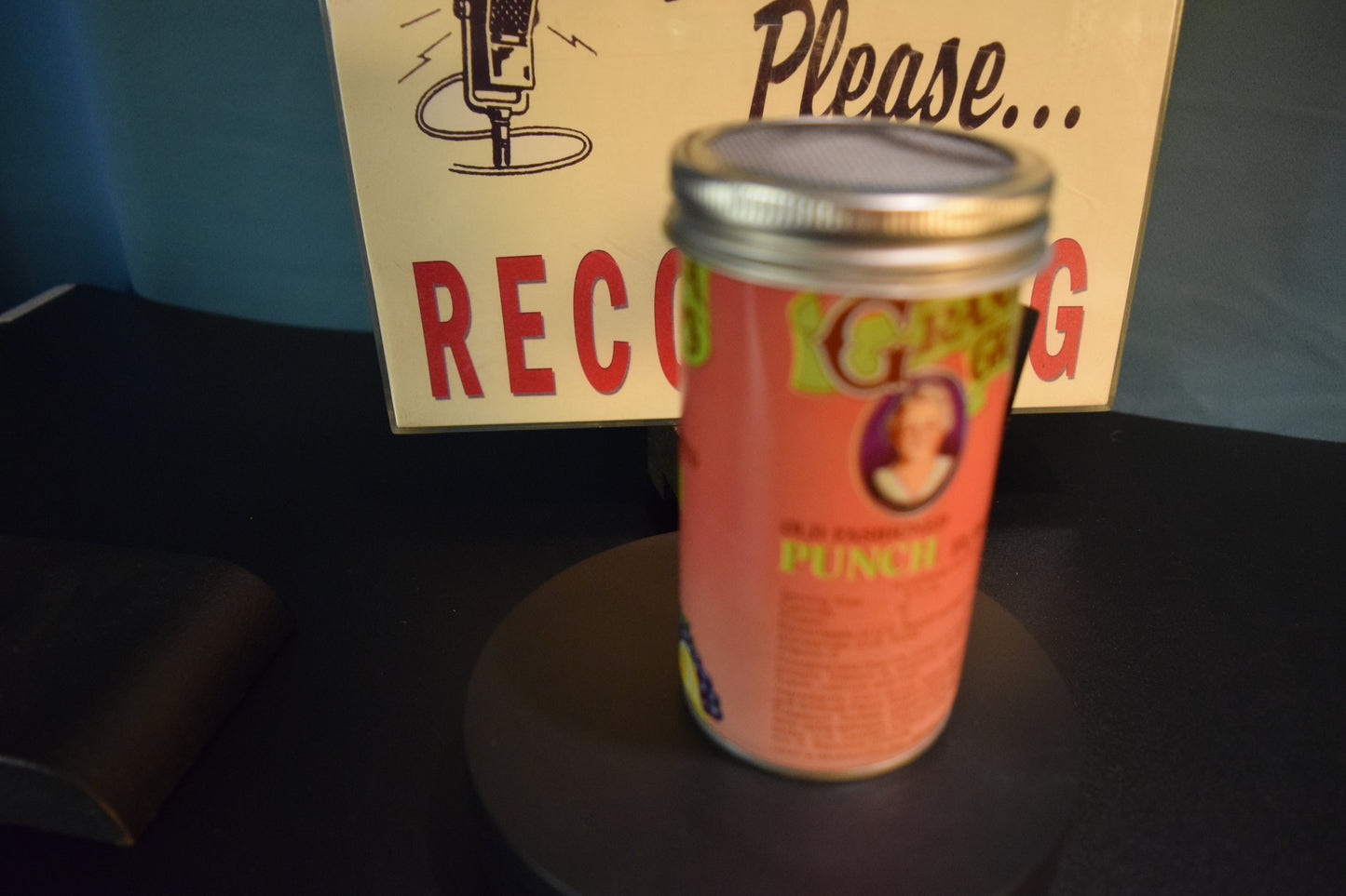 Lo Fi Soda Can Microphone - Grandma Graf's Fruit Punch