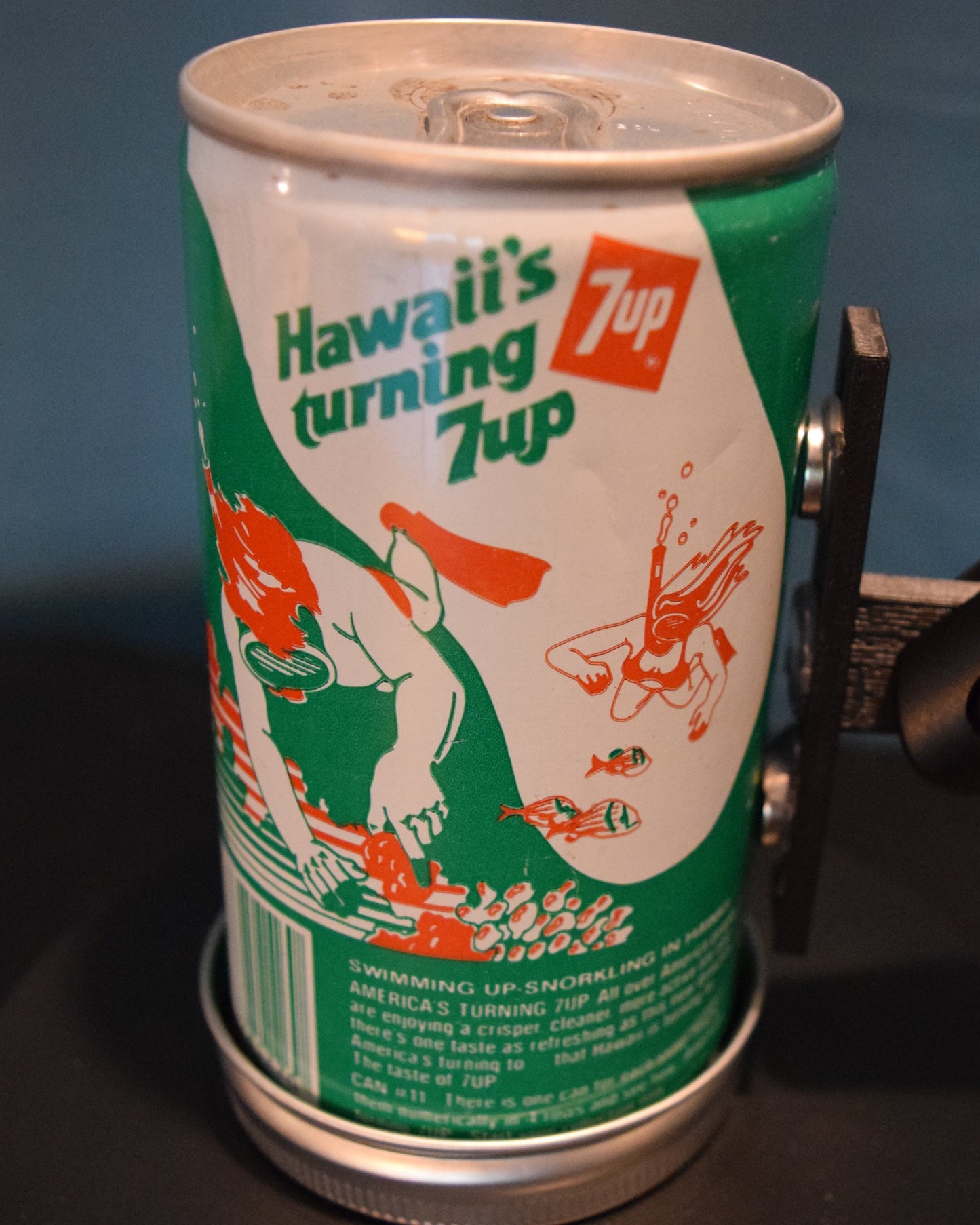 Lo Fi Soda Can Microphone - 50 States 1976 7Up Hawaii