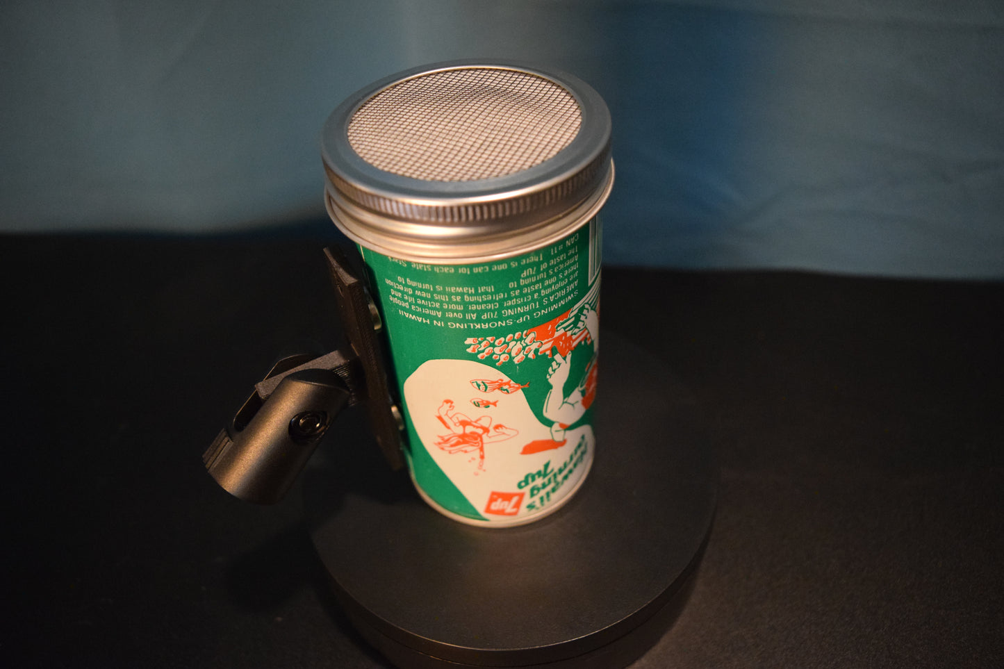 Lo Fi Soda Can Microphone - 50 States 1976 7Up Hawaii