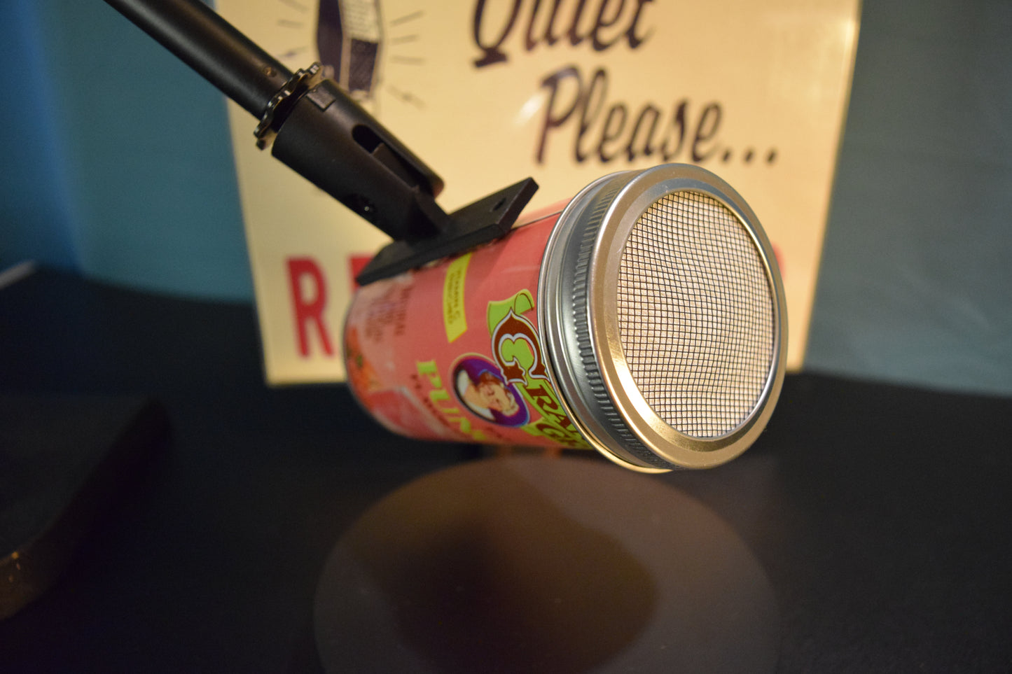 Lo Fi Soda Can Microphone - Grandma Graf's Fruit Punch