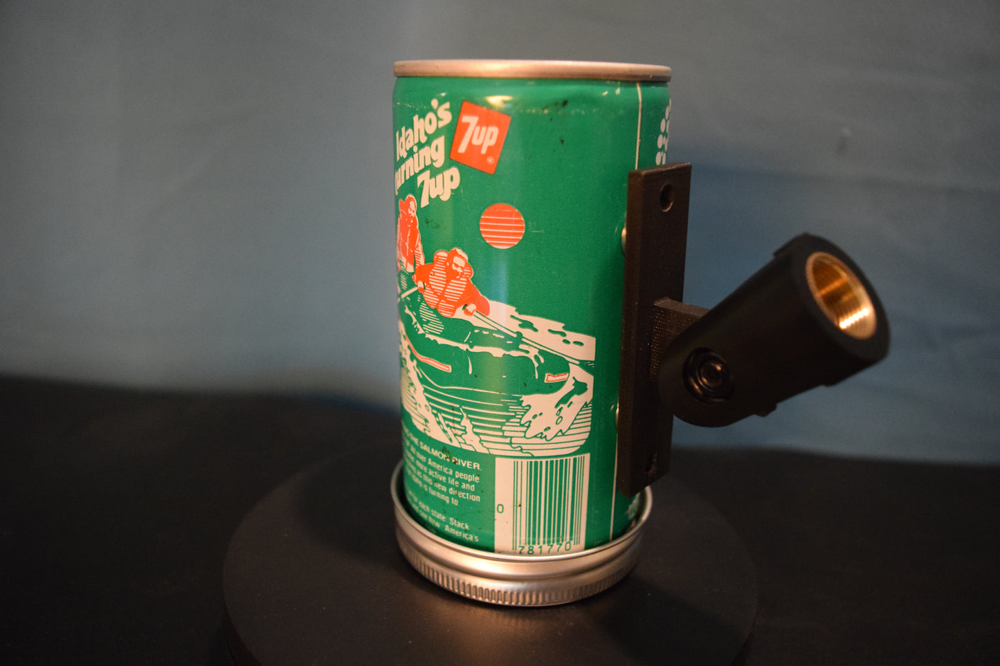 Lo Fi Soda Can Microphone - 1970s 7Up Idaho