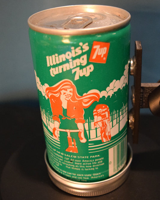 Lo Fi Soda Can Microphone - 50 States 1976 7Up Illinois