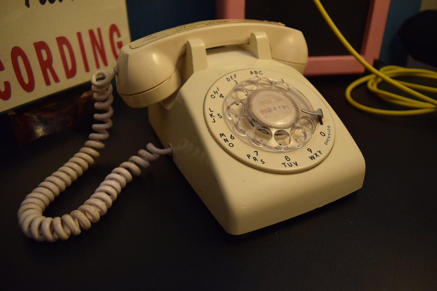 Telephone Microphone - Western Electric 500 - 1960s Glow in the Dark Funeral Home