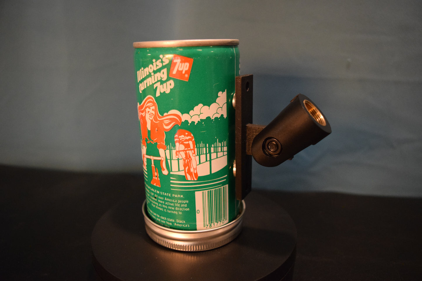 Lo Fi Soda Can Microphone - 1970s 7Up Illinois