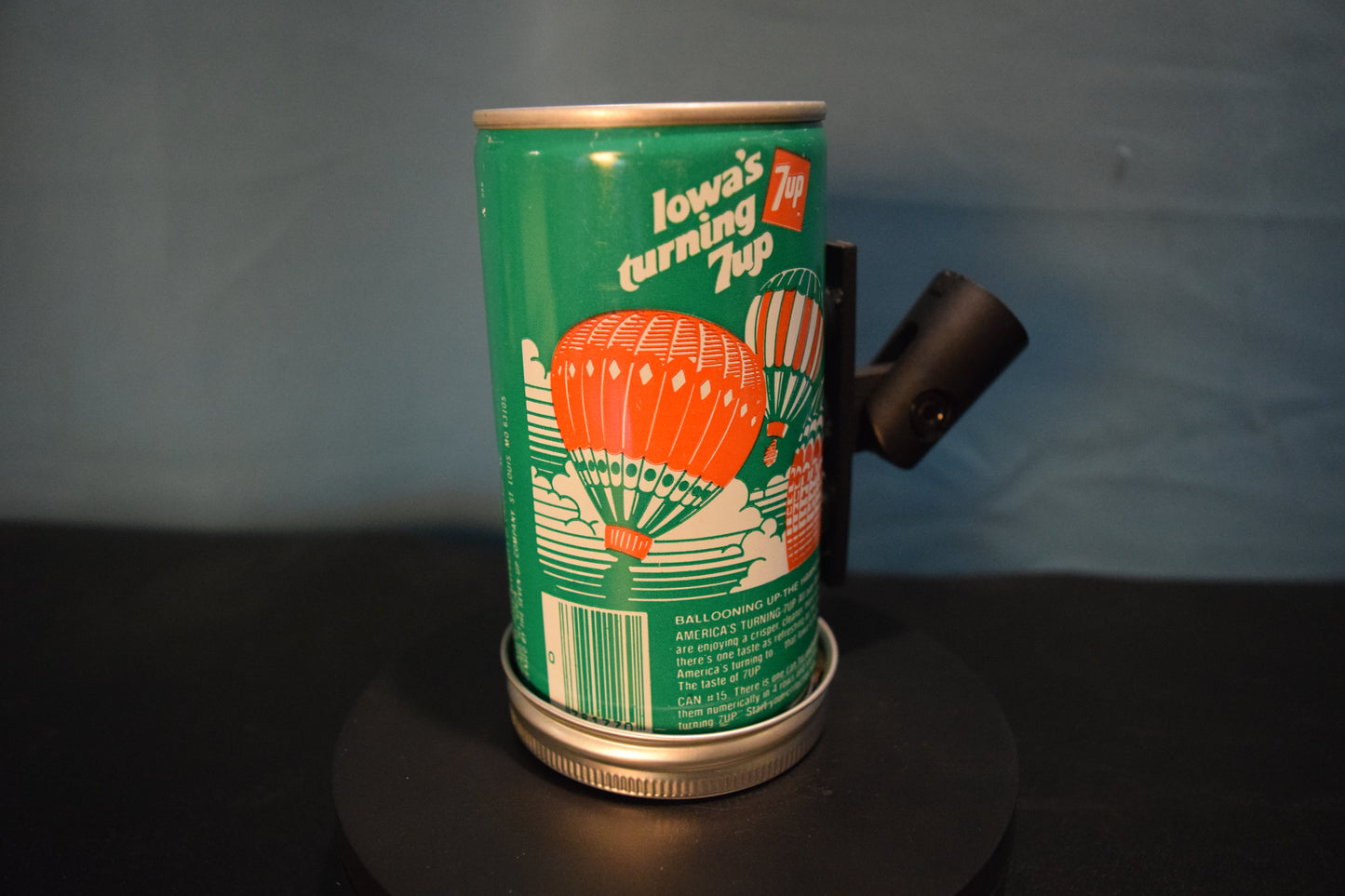 Lo Fi Soda Can Microphone - 50 States 1976 7Up Iowa