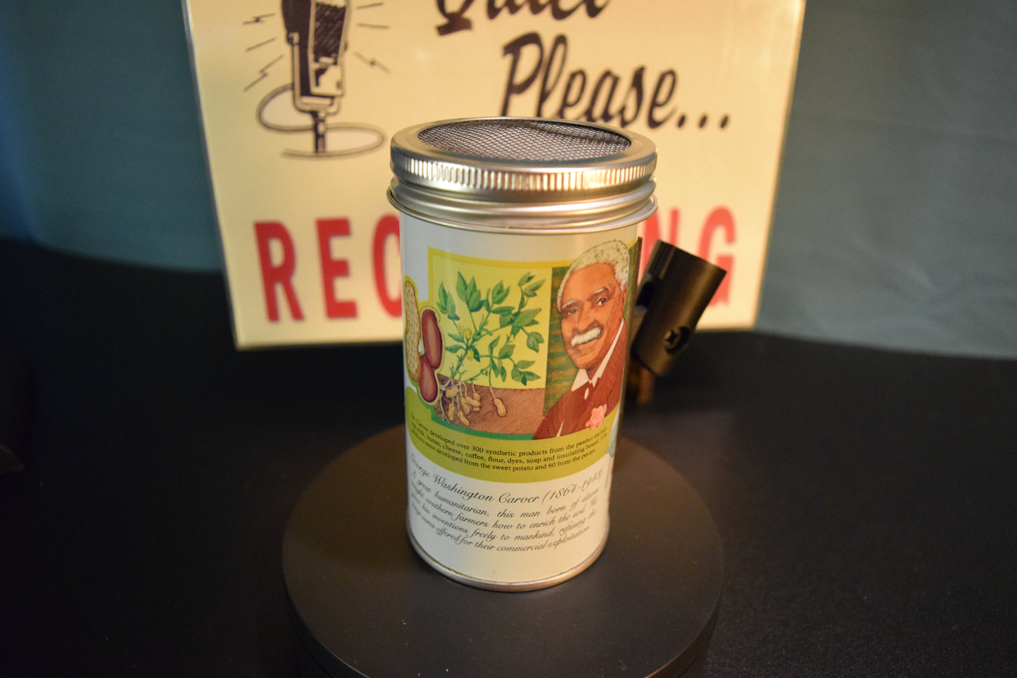 Lo Fi Soda Can Microphone - Graf's Lemon Lime, George Washington Carver