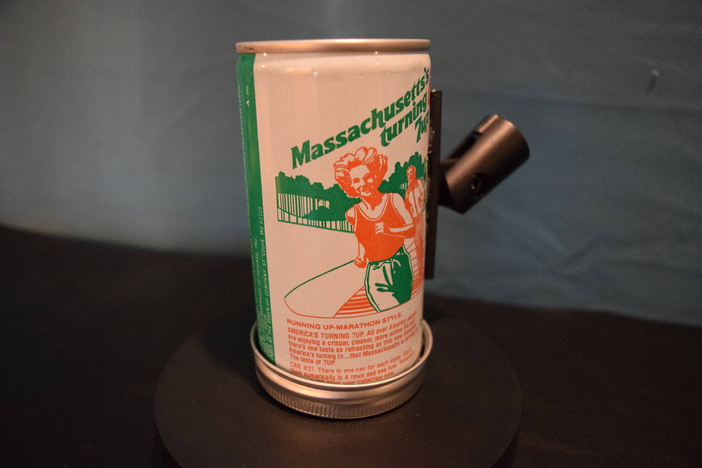 Lo Fi Soda Can Microphone - 50 States 1976 7Up Massachusetts
