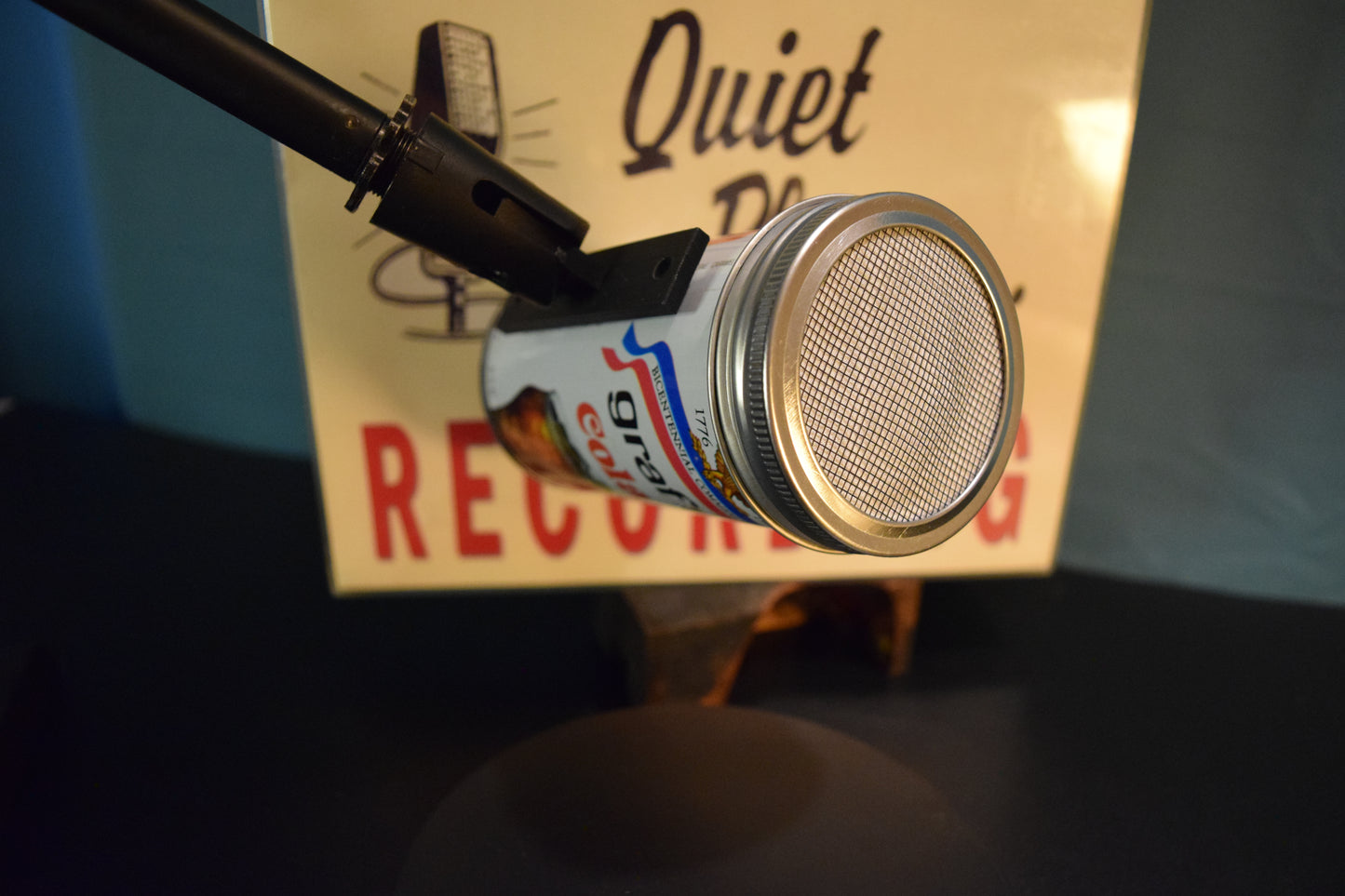 Lo Fi Soda Can Microphone - Graf's Cola, Wright Brothers