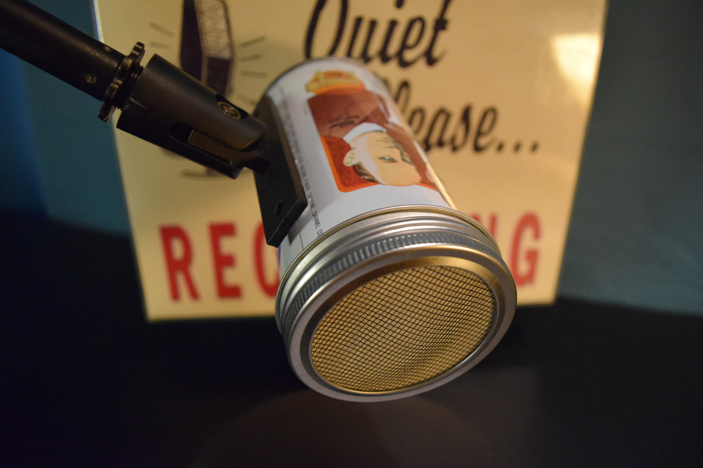 Lo Fi Soda Can Microphone - Graf's Cola, Wright Brothers