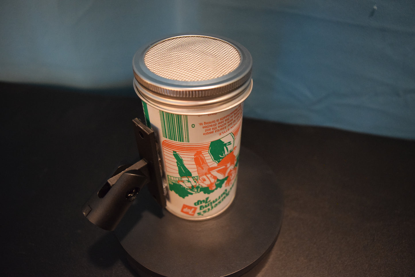 Lo Fi Soda Can Microphone - 50 States 1976 7Up Massachusetts