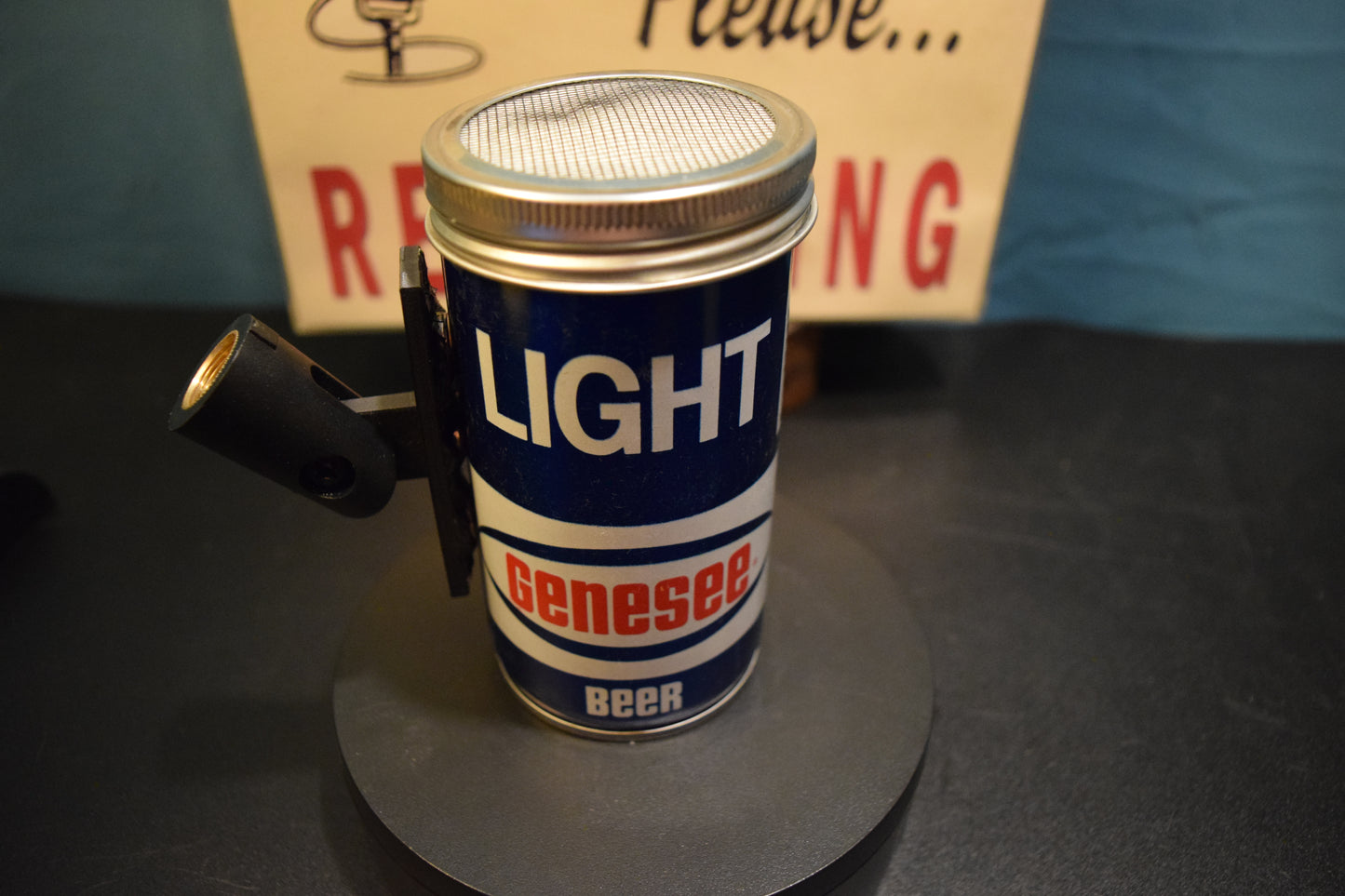Lo Fi Beer Can Microphone - New York Genesee Light