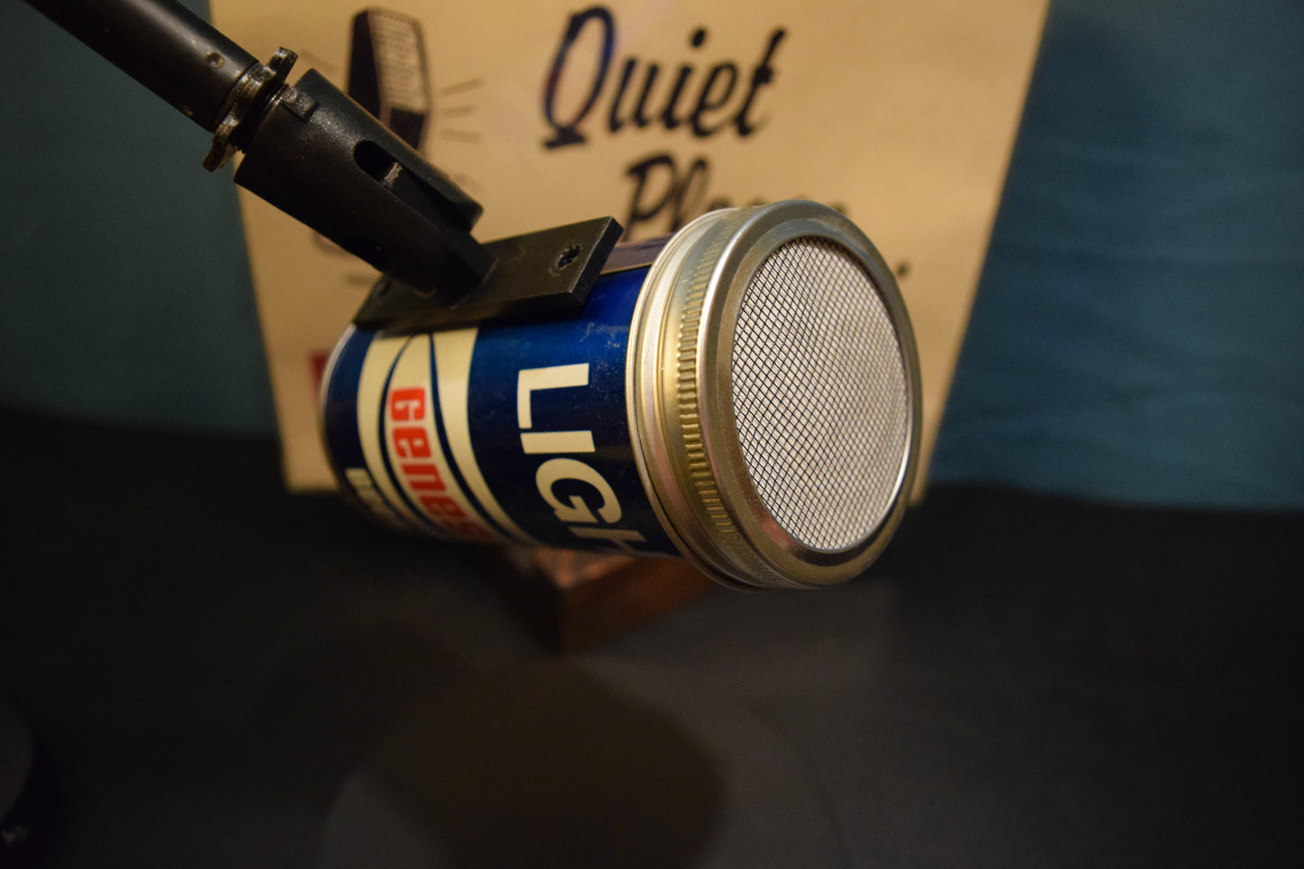 Lo Fi Beer Can Microphone - New York Genesee Light