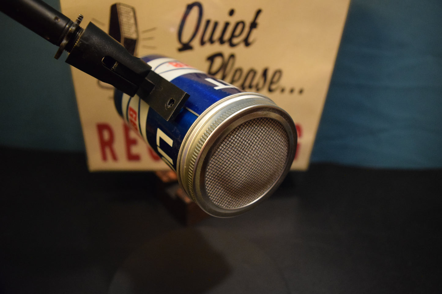 Lo Fi Beer Can Microphone - New York Genesee Light