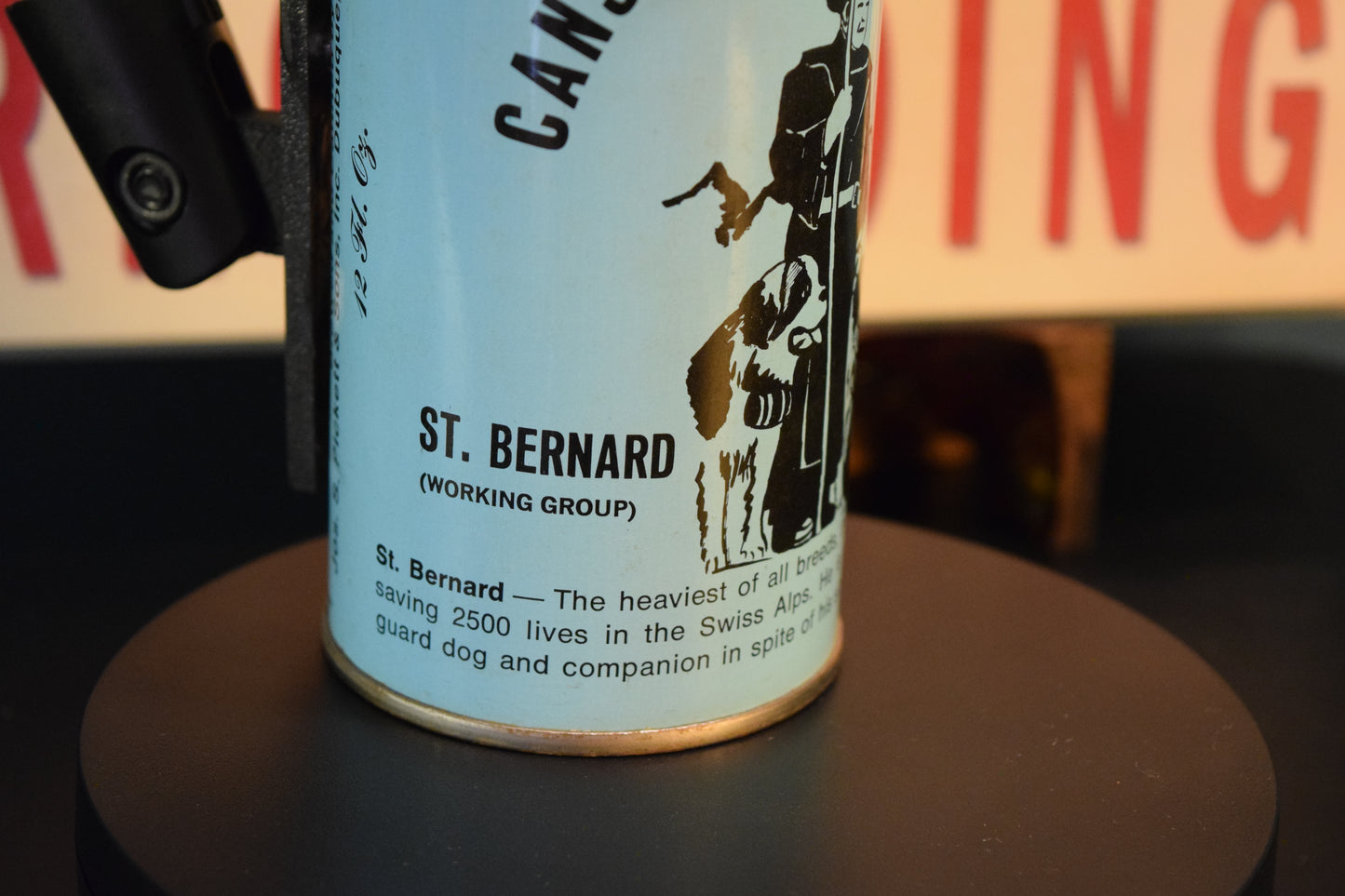 Lo Fi Beer Can Microphone - Dog, St. Bernard