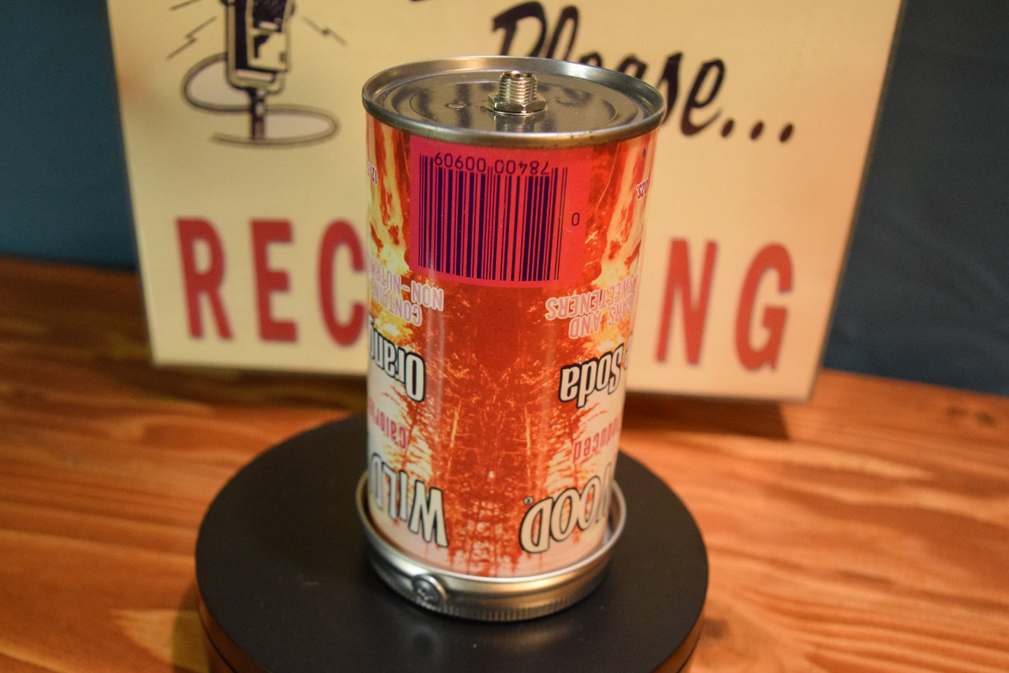 Lo Fi Soda Can Microphone - Wildwood Orange Soda