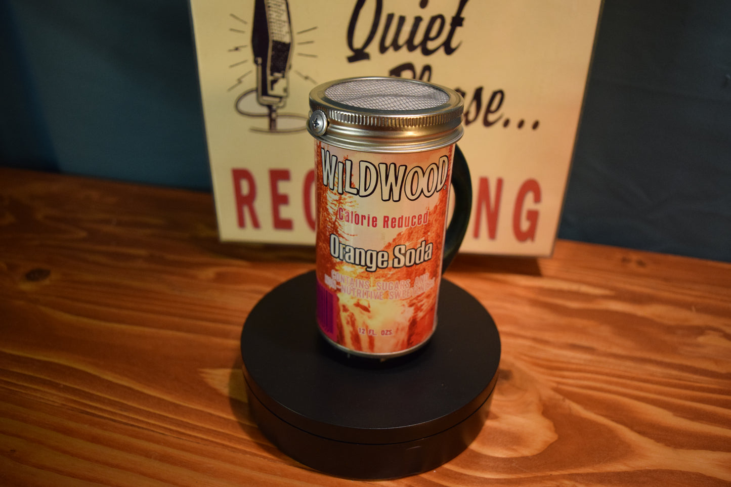 Lo Fi Soda Can Microphone - Wildwood Orange Soda