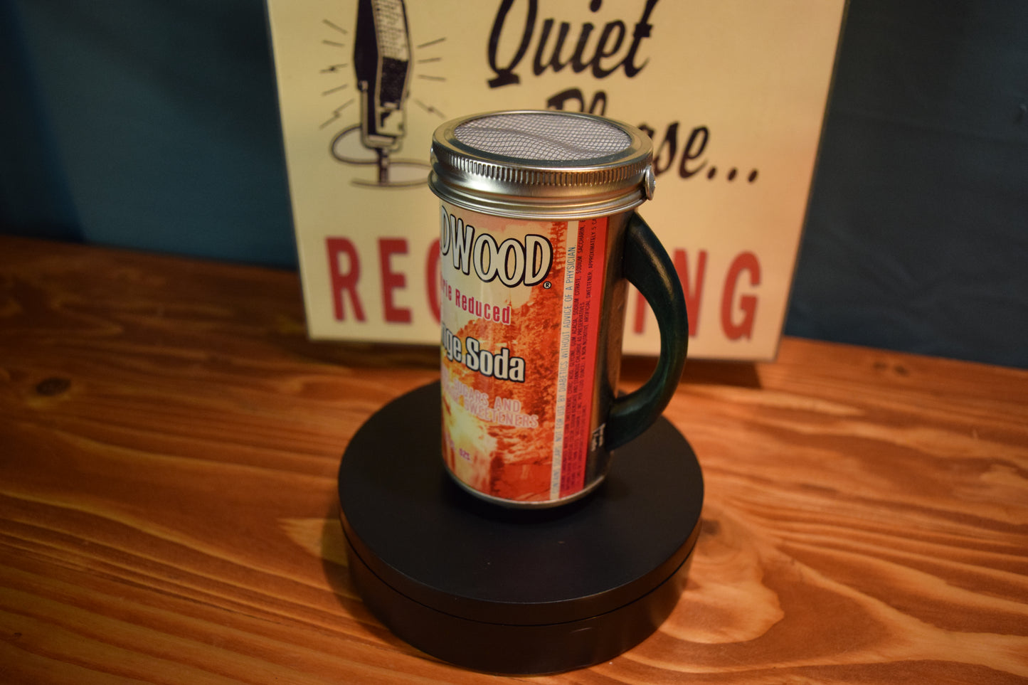 Lo Fi Soda Can Microphone - Wildwood Orange Soda