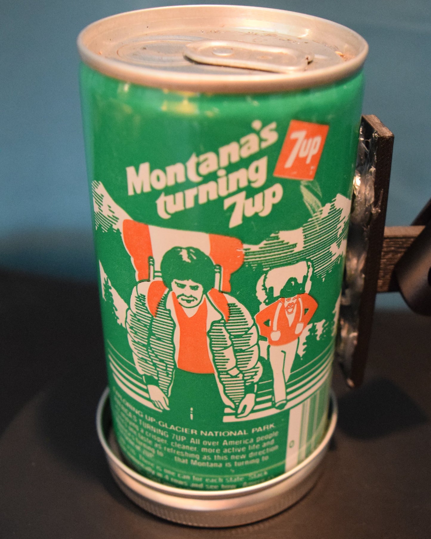 Lo Fi Soda Can Microphone - 50 States 1976 7Up Montana
