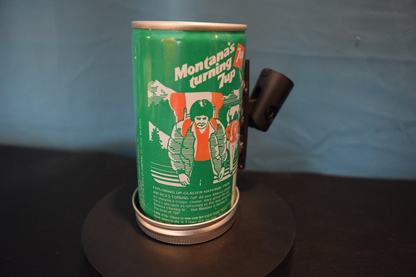 Lo Fi Soda Can Microphone - 50 States 1976 7Up Montana