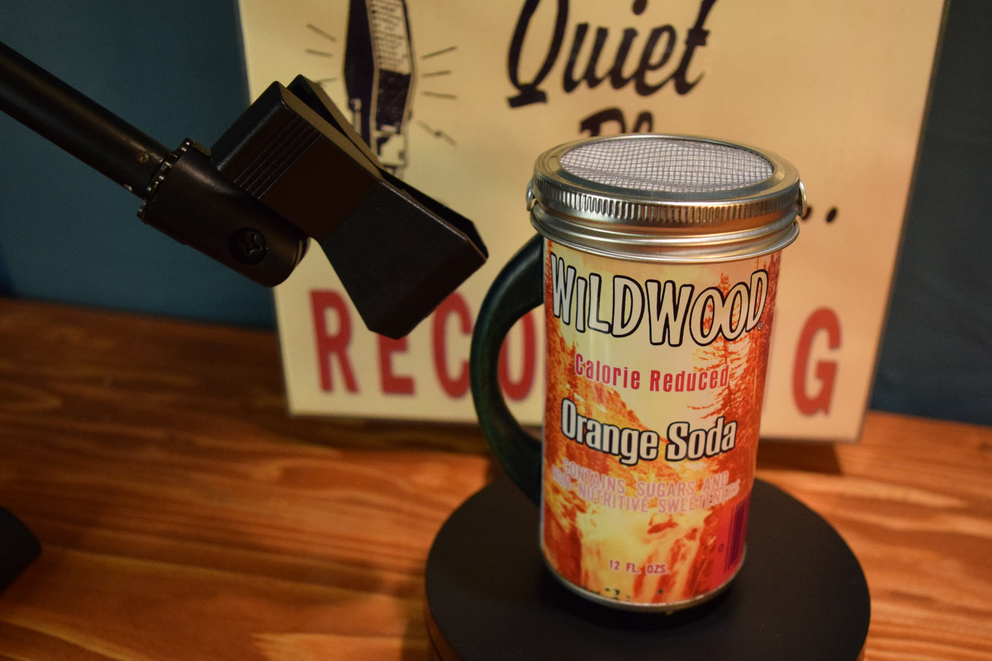 Lo Fi Soda Can Microphone - Wildwood Orange Soda