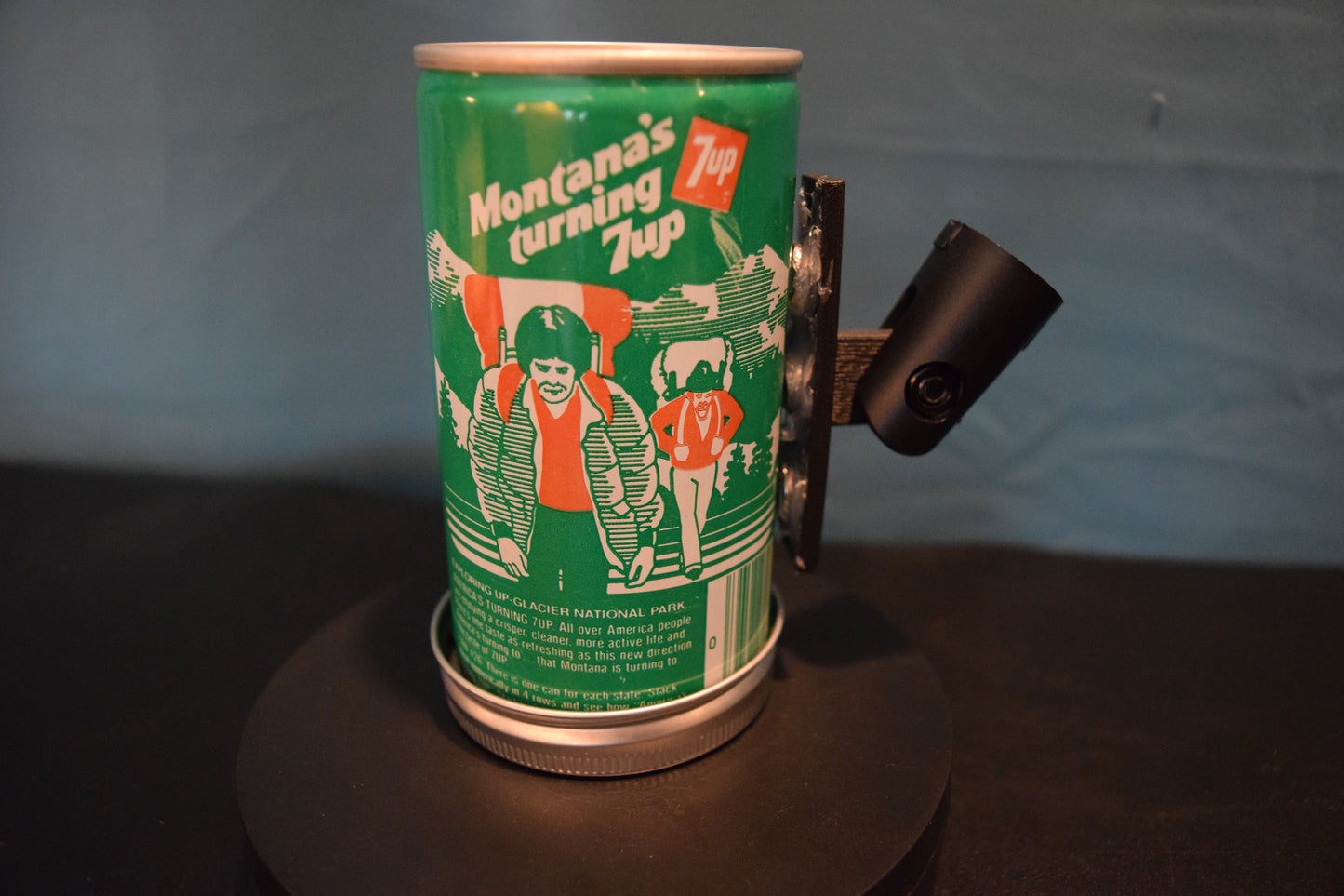 Lo Fi Soda Can Microphone - 50 States 1976 7Up Montana