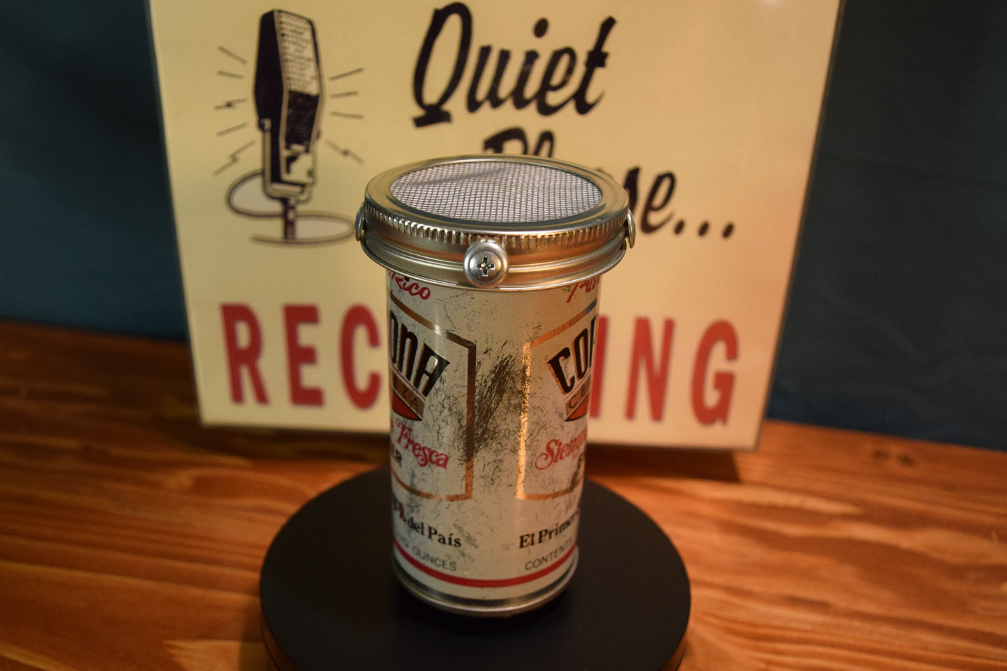 Lo Fi Beer Can Microphone - Corona