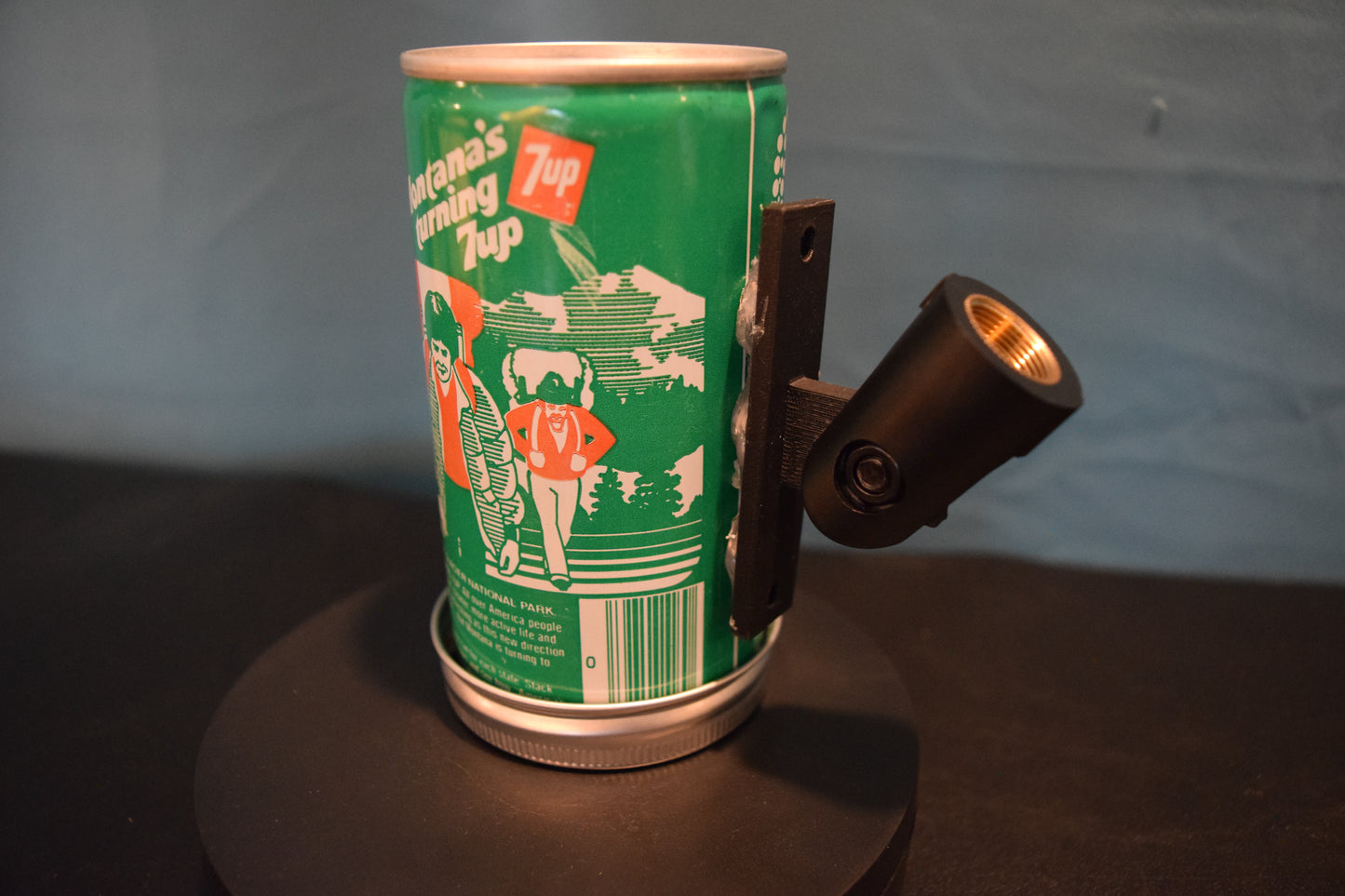 Lo Fi Soda Can Microphone - 50 States 1976 7Up Montana