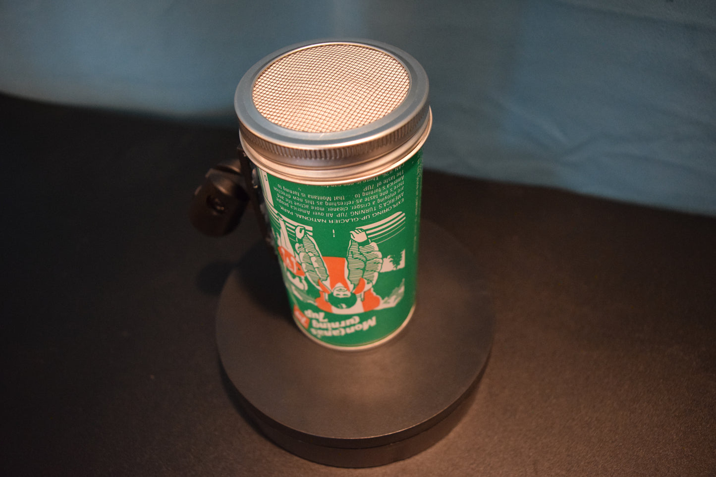 Lo Fi Soda Can Microphone - 50 States 1976 7Up Montana