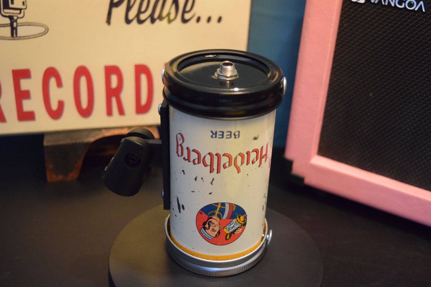 Lo Fi Beer Can Microphone - 1950s Boeing Wind Tunnel Heidelberg