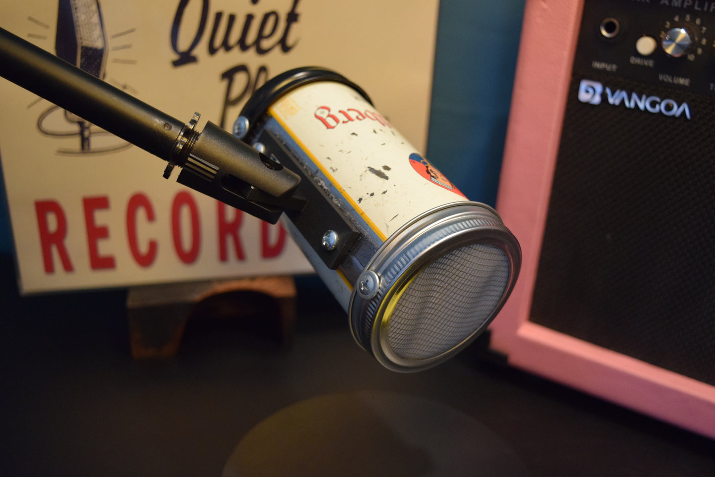 Lo Fi Beer Can Microphone - 1950s Boeing Wind Tunnel Heidelberg