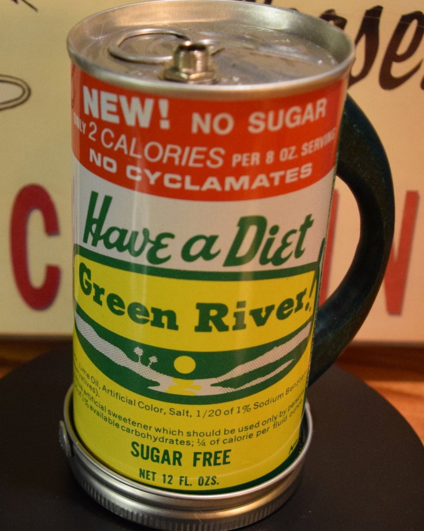 Lo Fi Soda Can Microphone - Diet Green River Soda