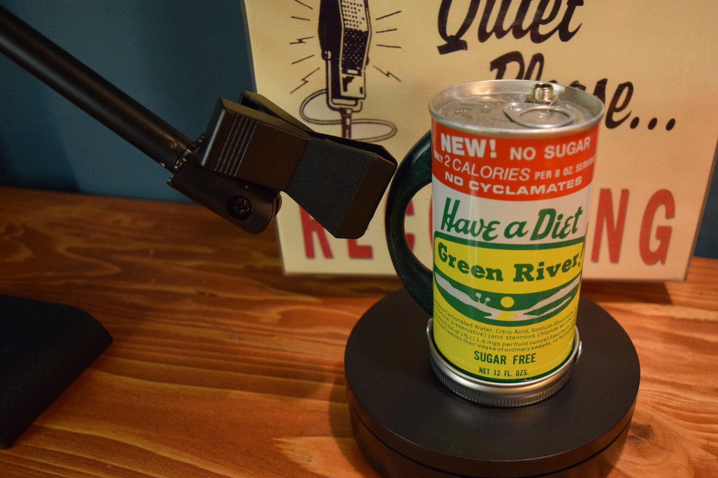 Lo Fi Soda Can Microphone - Diet Green River Soda