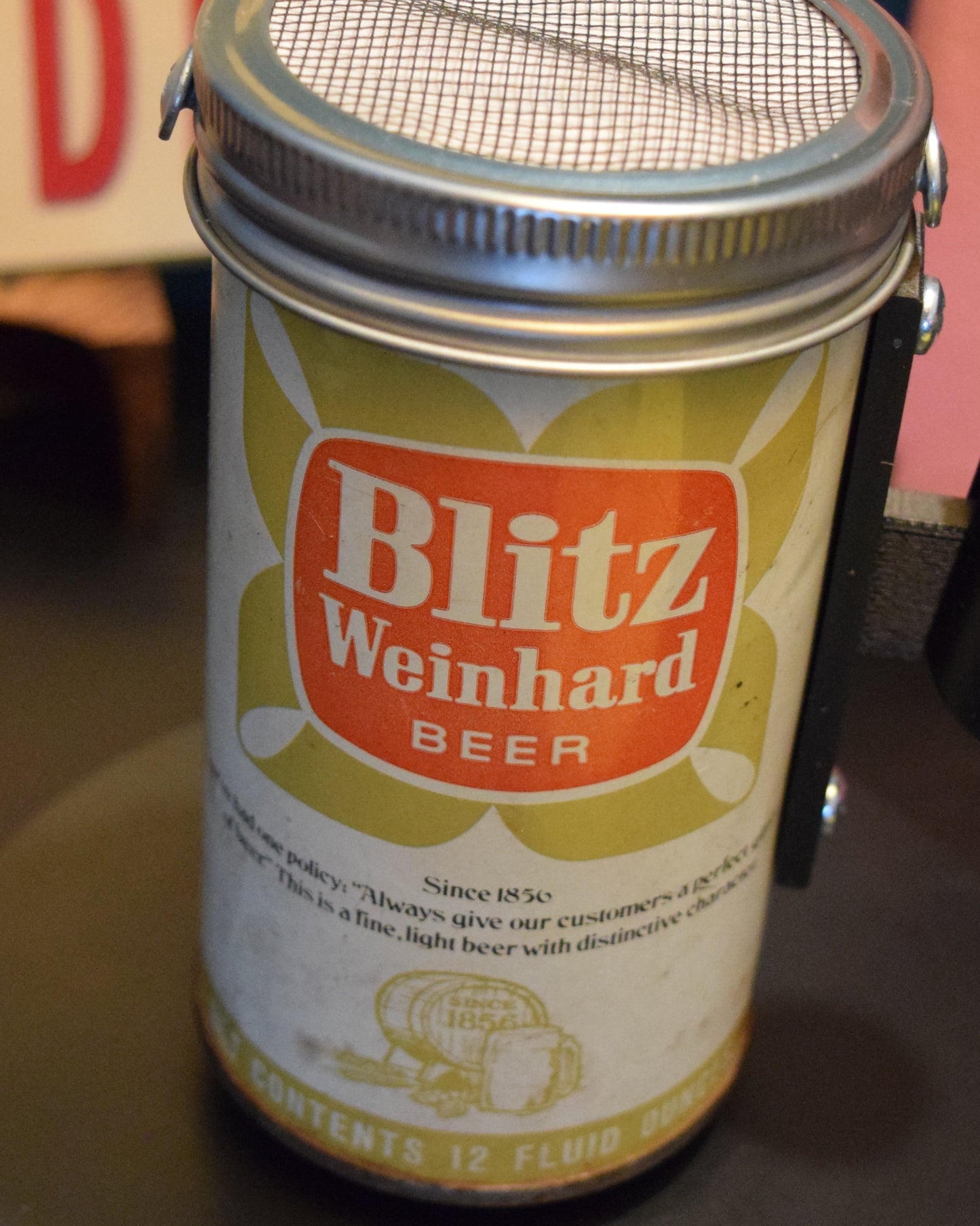 Lo Fi Beer Can Microphone - Blitz Weinhard