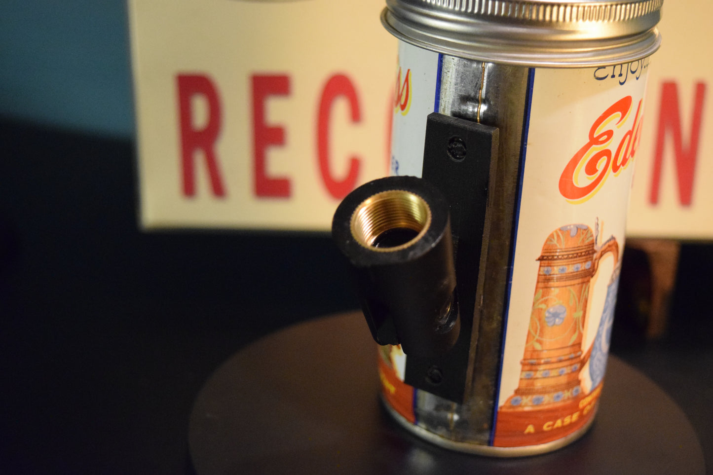 Lo Fi Beer Can Microphone - Edelweiss Beer Steins