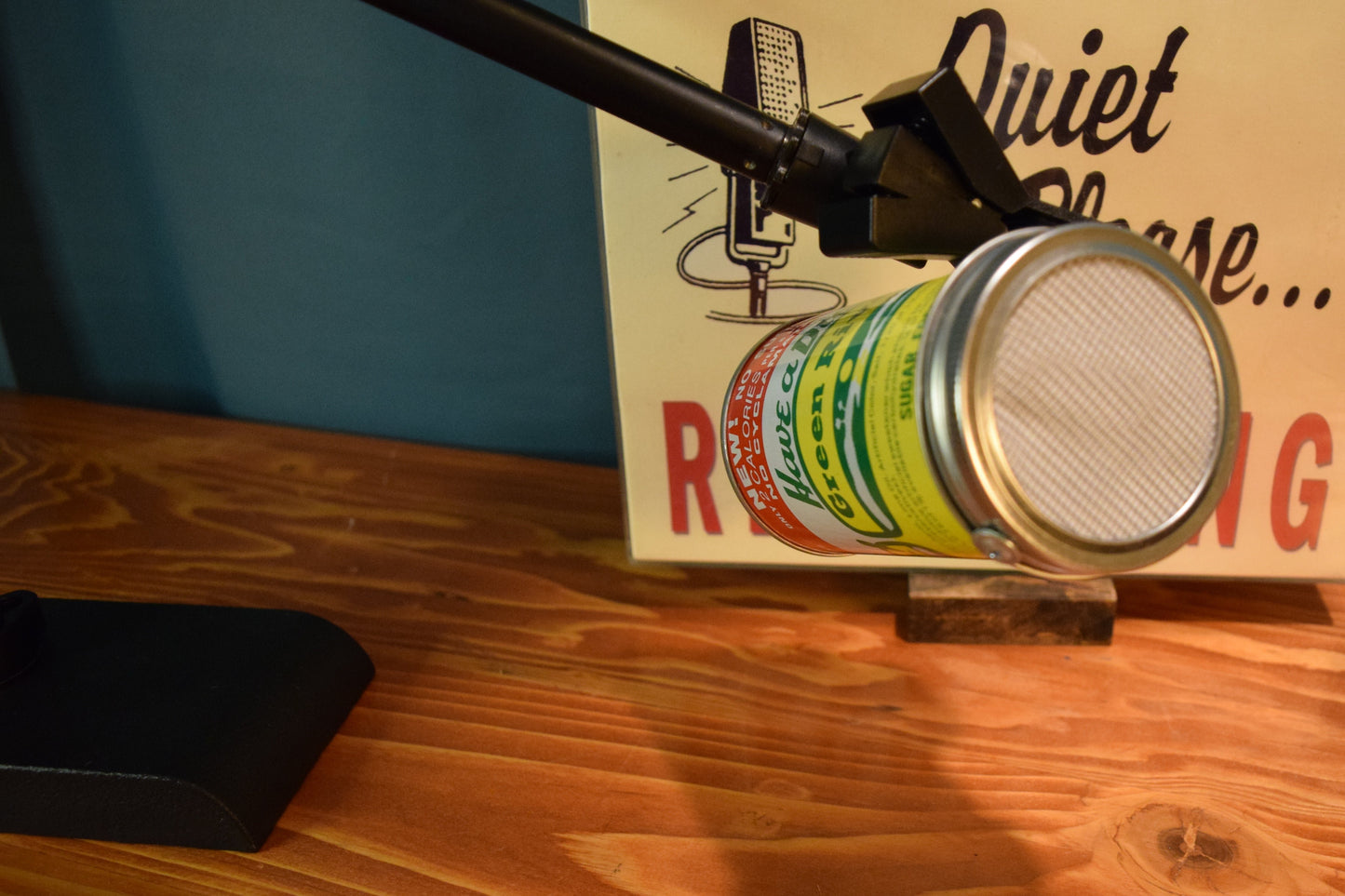 Lo Fi Soda Can Microphone - Diet Green River Soda