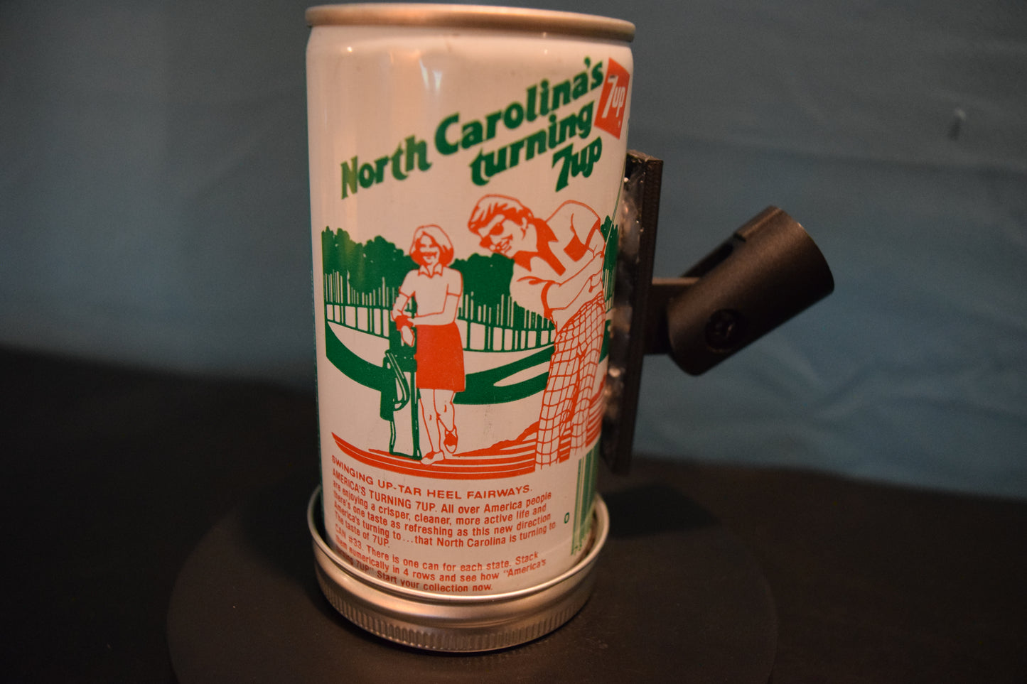 Lo Fi Soda Can Microphone - 50 States 1976 7Up North Carolina