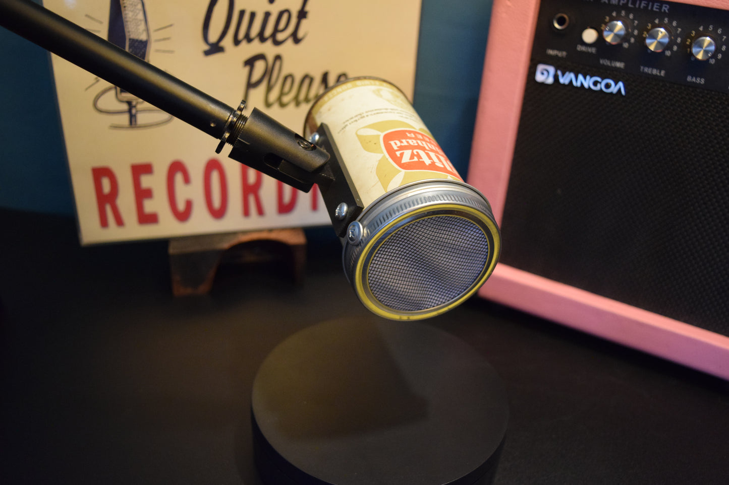 Lo Fi Beer Can Microphone - Blitz Weinhard