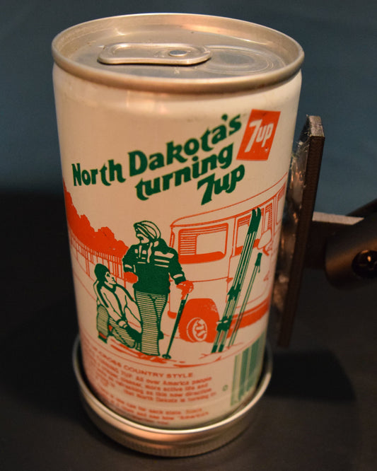 Lo Fi Soda Can Microphone - 1970s 7Up North Dakota