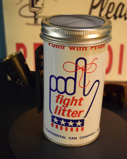 Lo Fi Steel Can Piggy Bank Microphone - Fight Litter