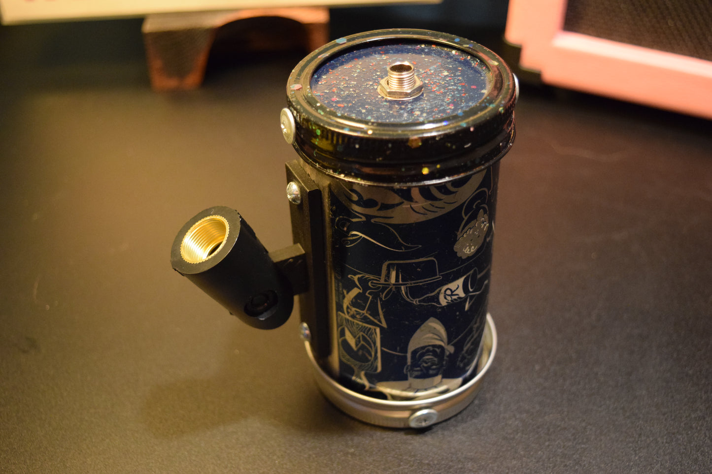 Lo Fi Beer Can Microphone - 1950s Boeing Wind Tunnel Rainier, Blue Chef's Menu