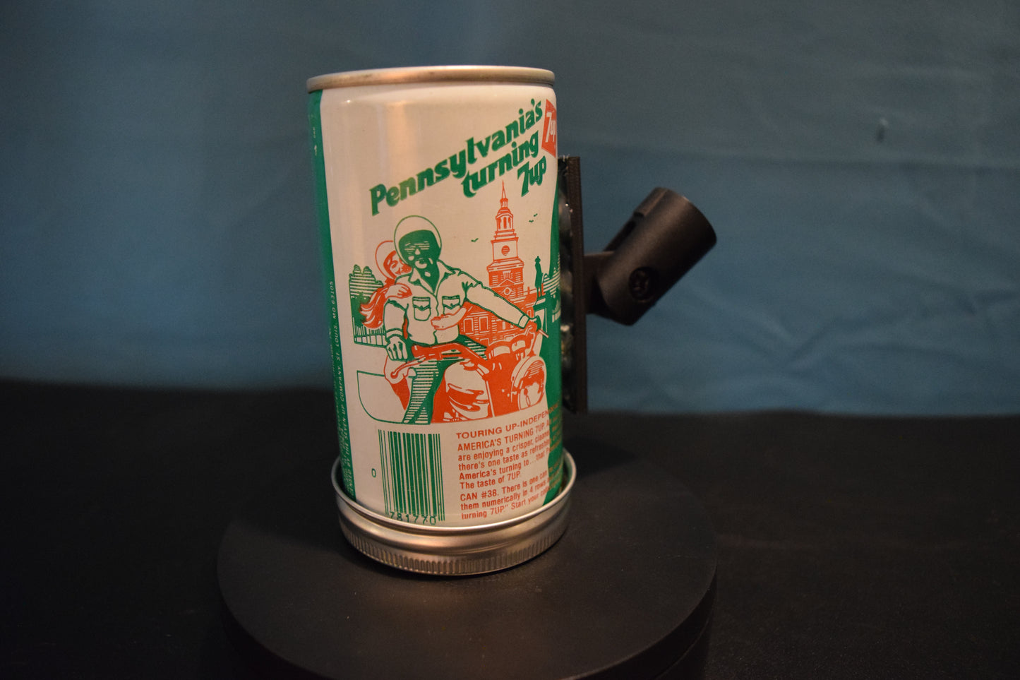 Lo Fi Soda Can Microphone - 50 States 1976 7Up Pennsylvania