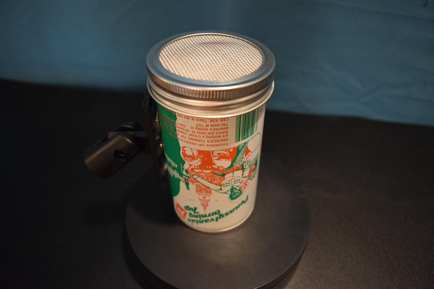 Lo Fi Soda Can Microphone - 50 States 1976 7Up Pennsylvania